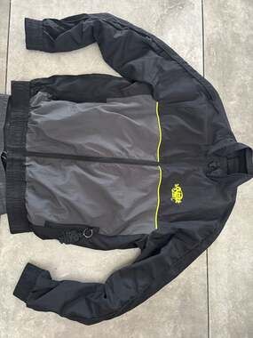 Syna World Syna Logo Shell Tracksuit Jacket Black/Grey/Yellow
